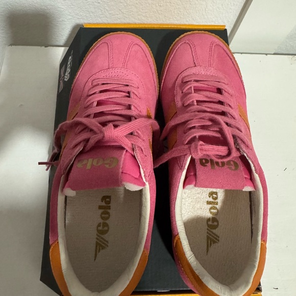 Gola Elan Trainer in Vibrant Pink and Orange - Picture 4 of 5